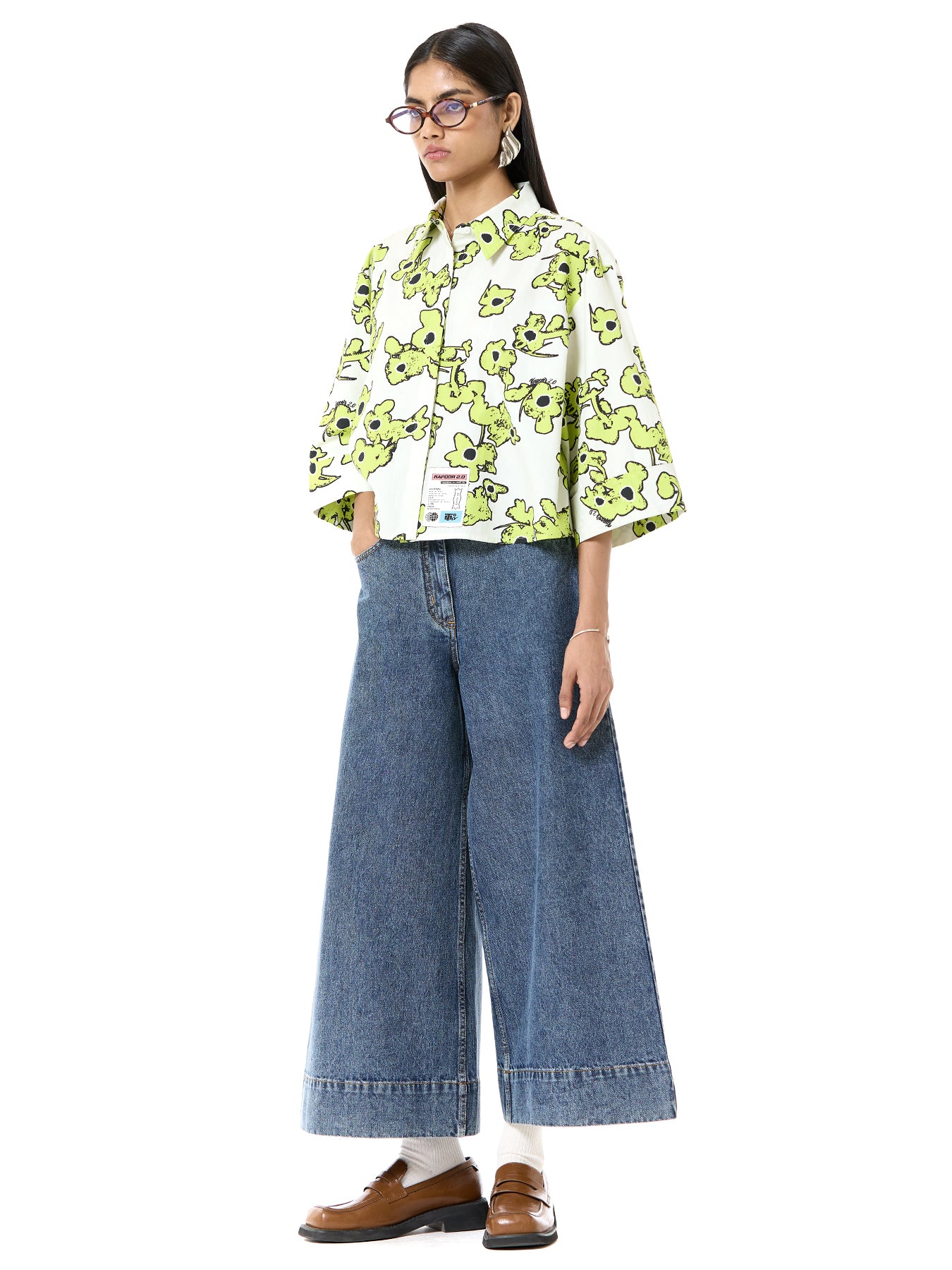Hyperbloom Cropped Shirt