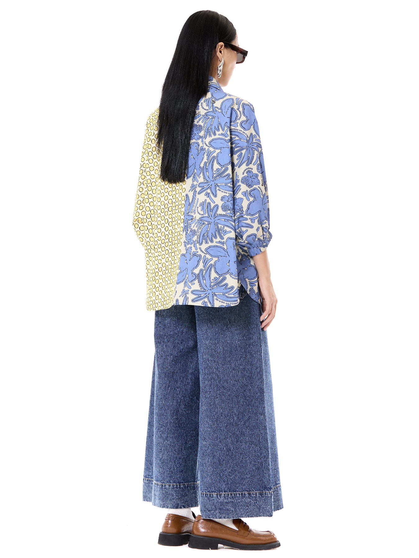 Wing Split Tie-up Shirt