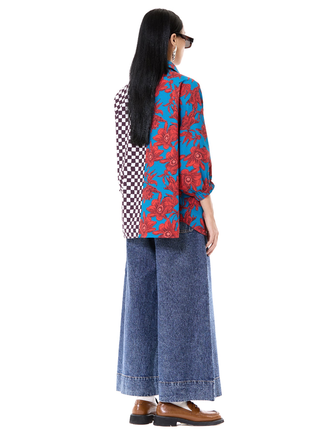 Wing Split Tie-up Shirt