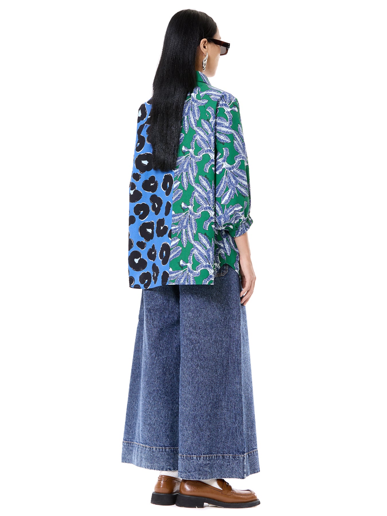 Wing Split Tie-up Shirt