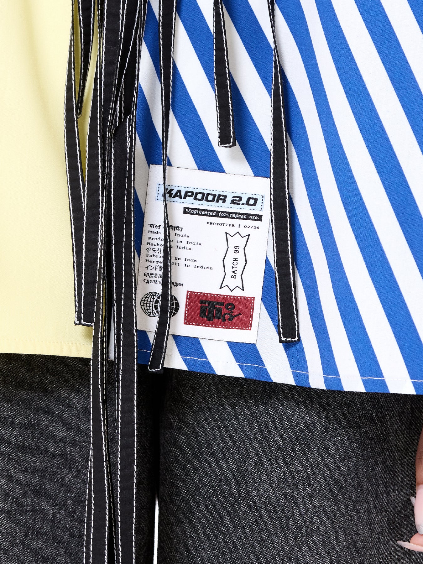 Logo Wing Tie-up Shirt