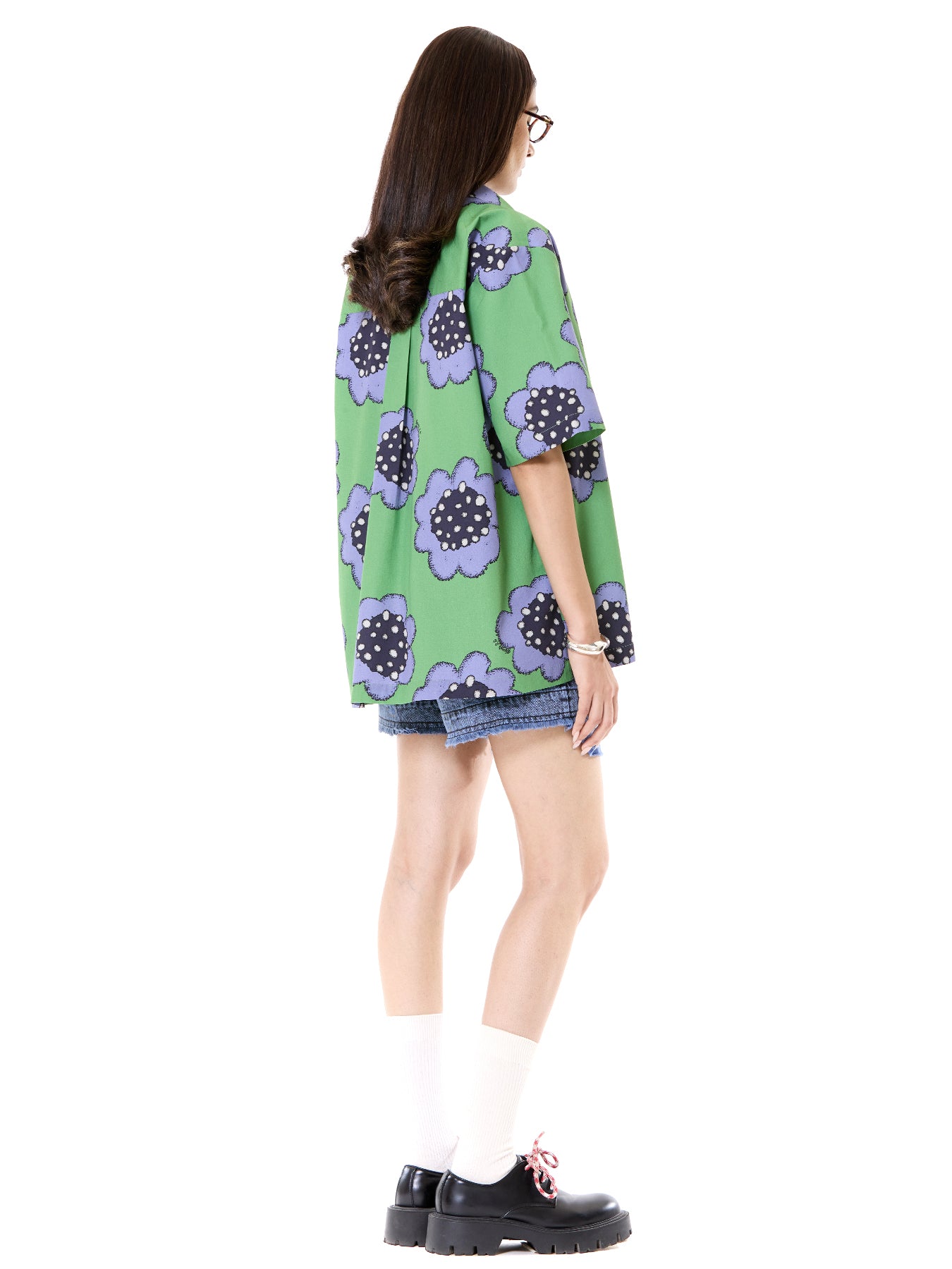 Embroidered Floral City Shirt