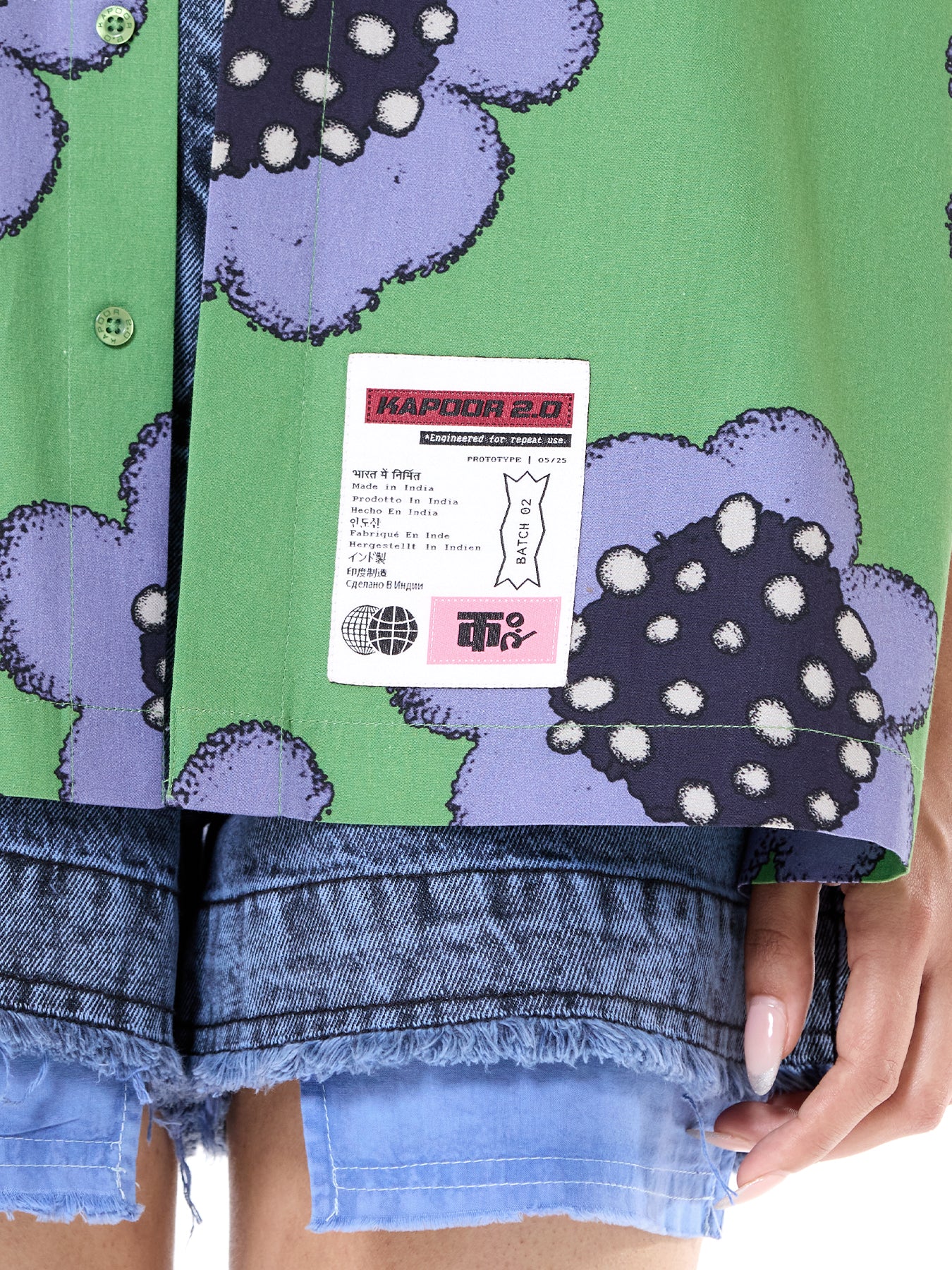 Embroidered Floral City Shirt