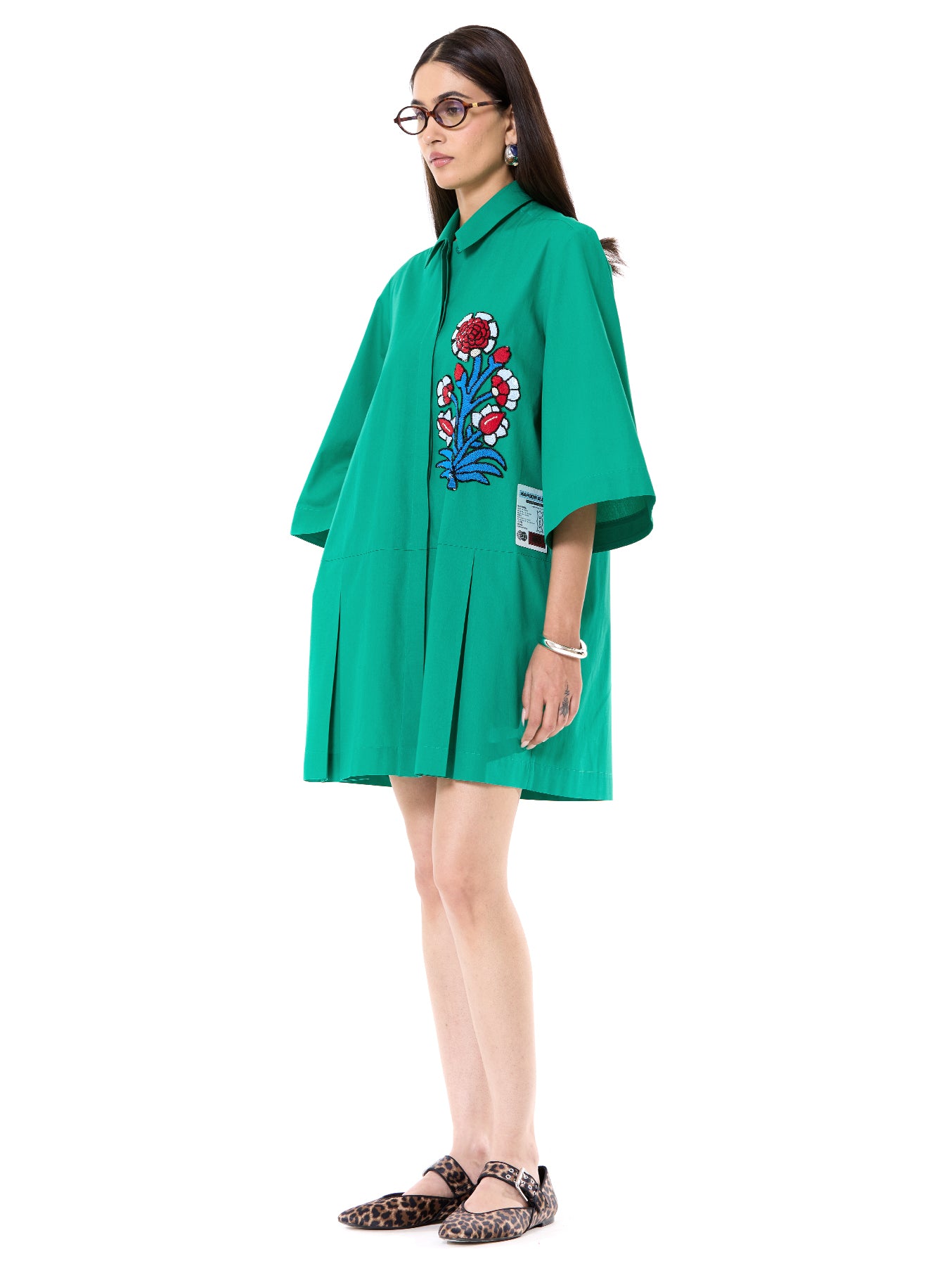 Embroidered Studio Dress