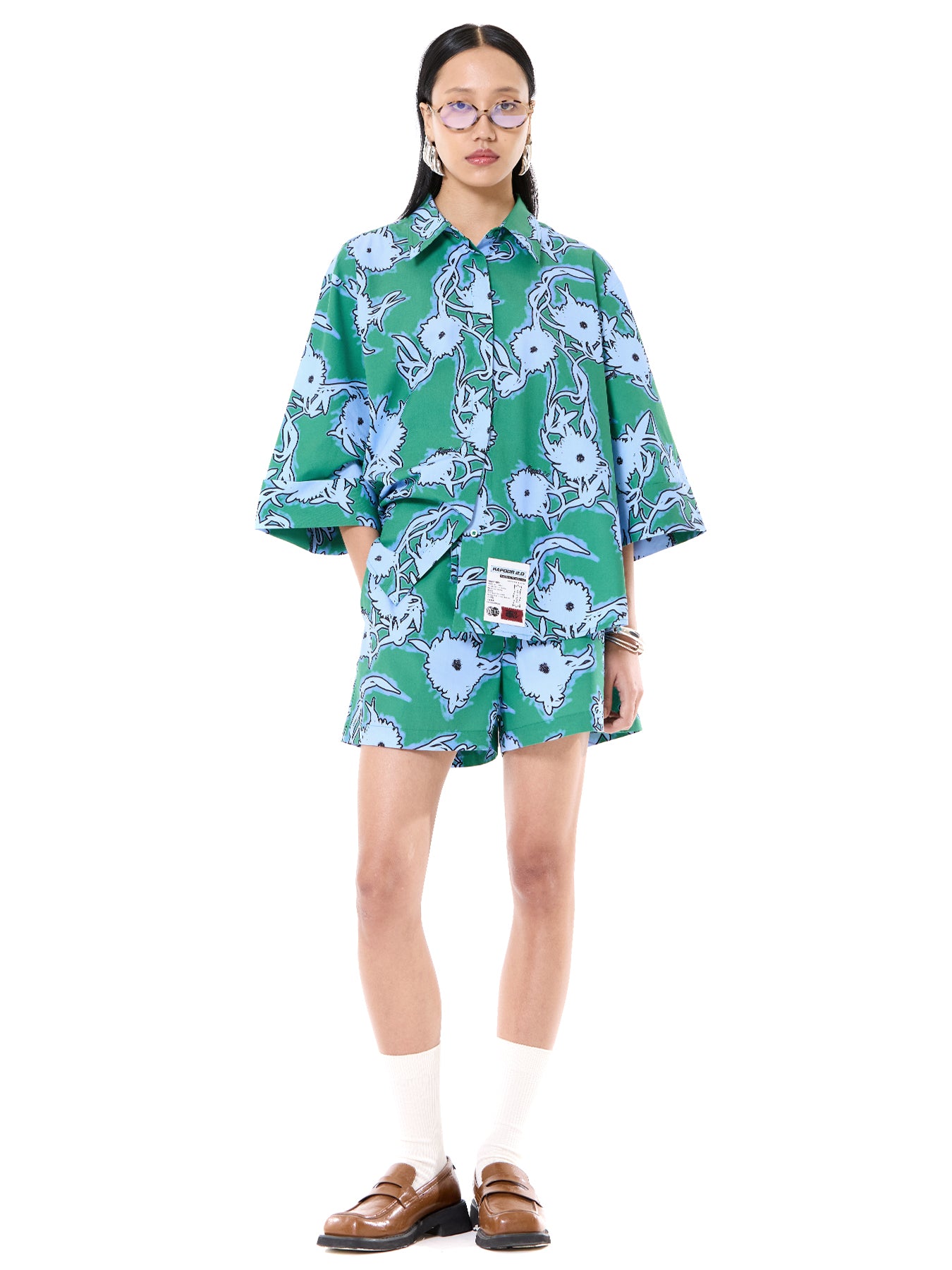 Lagoon Oversize Shirt Co-ord Set