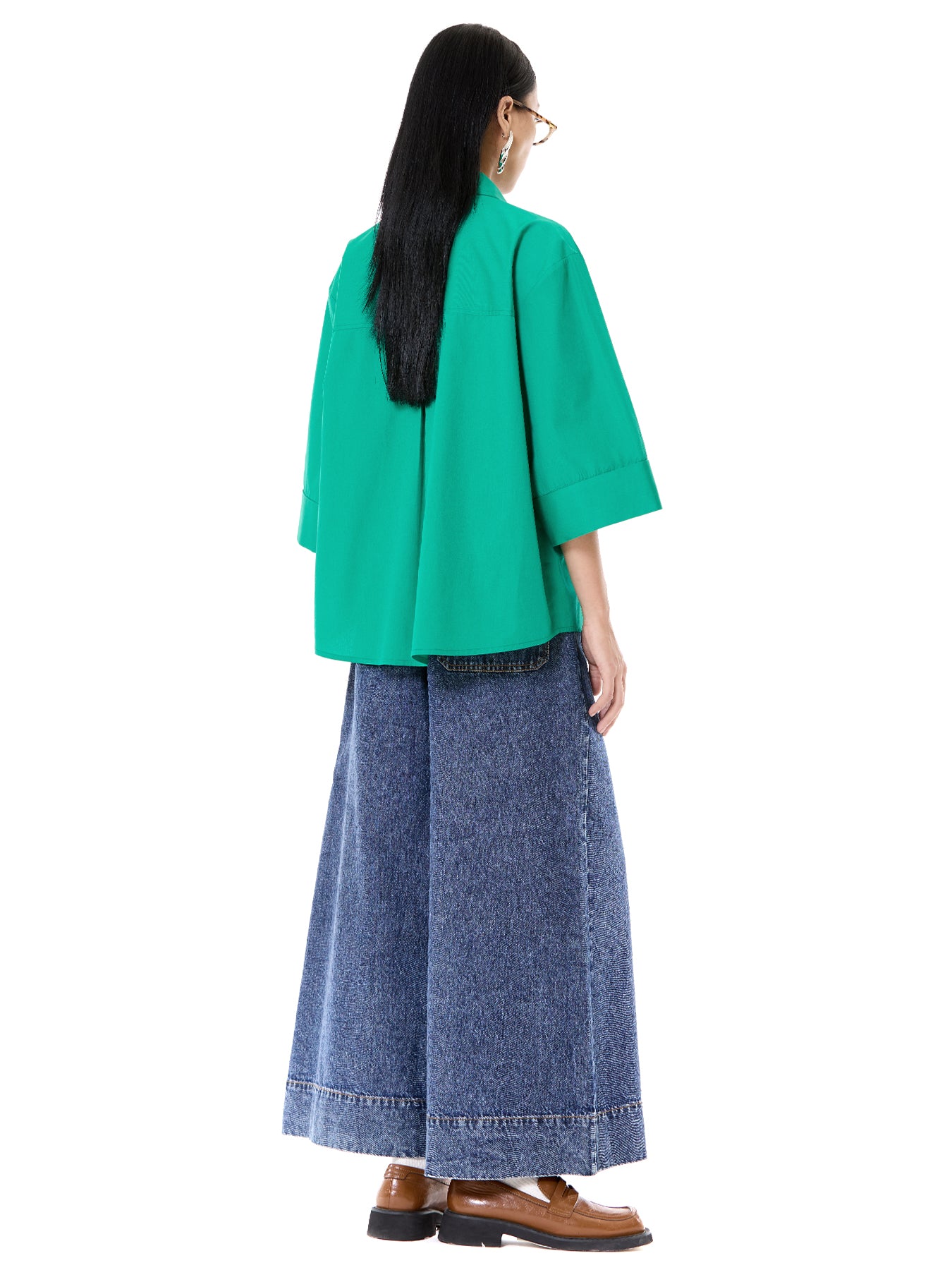 Embroidered Oversize Shirt