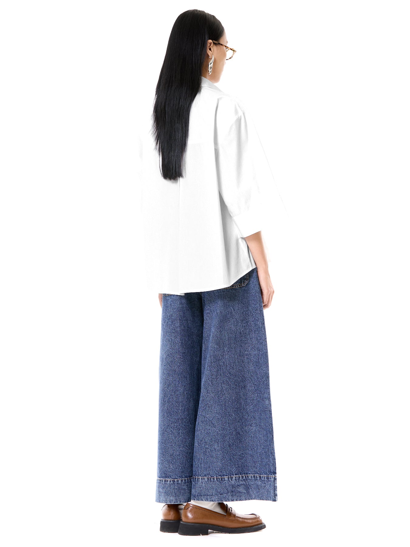 Embroidered Oversize Shirt