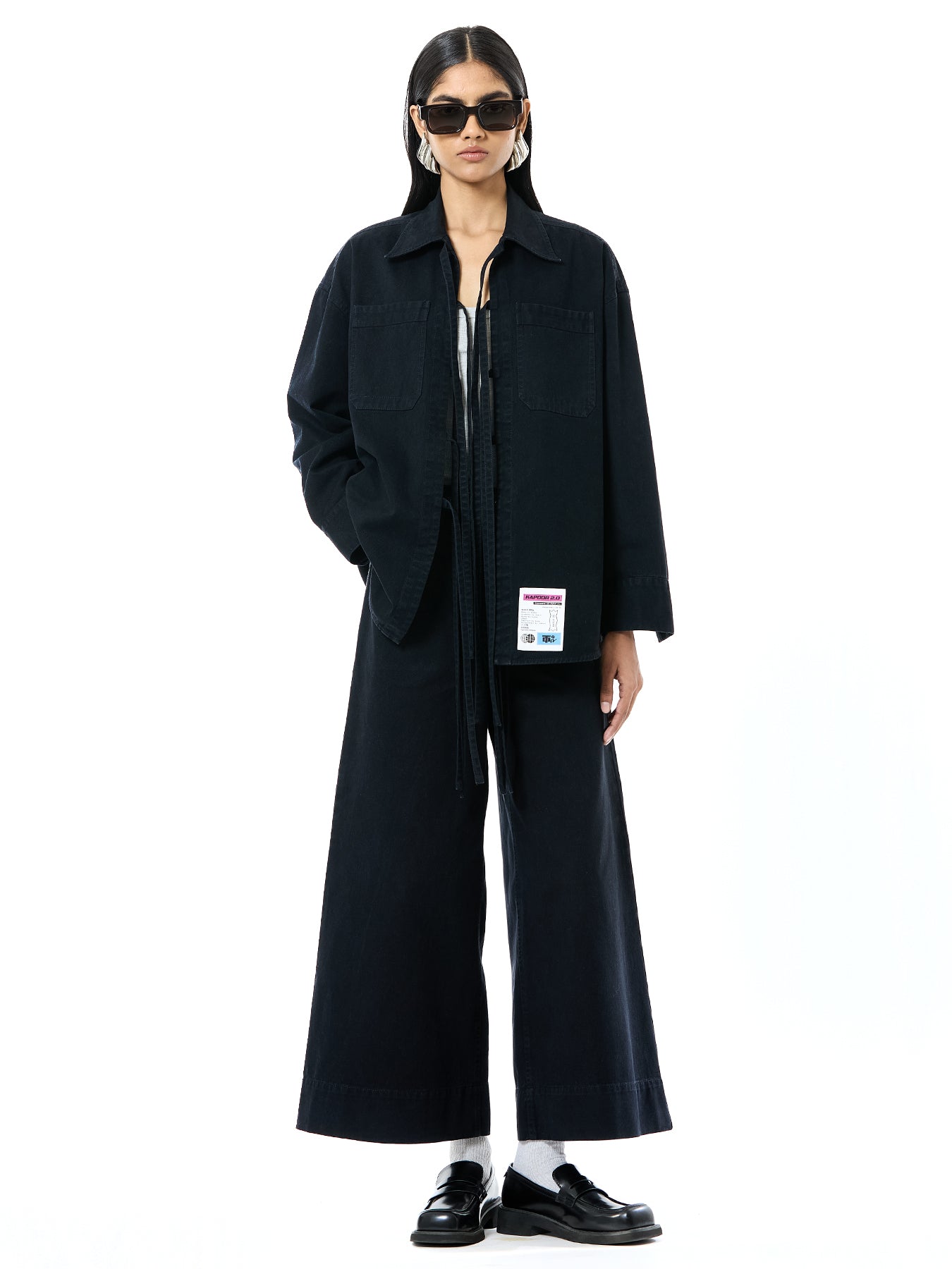 Tie-up Shacket Co-ord Set