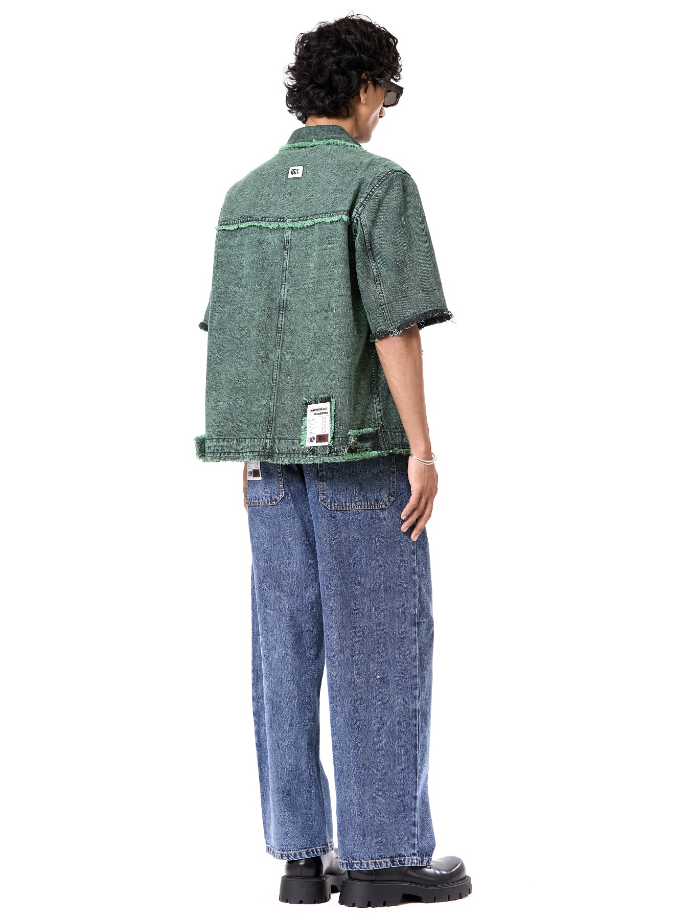 Raw Edge Oversize Jacket