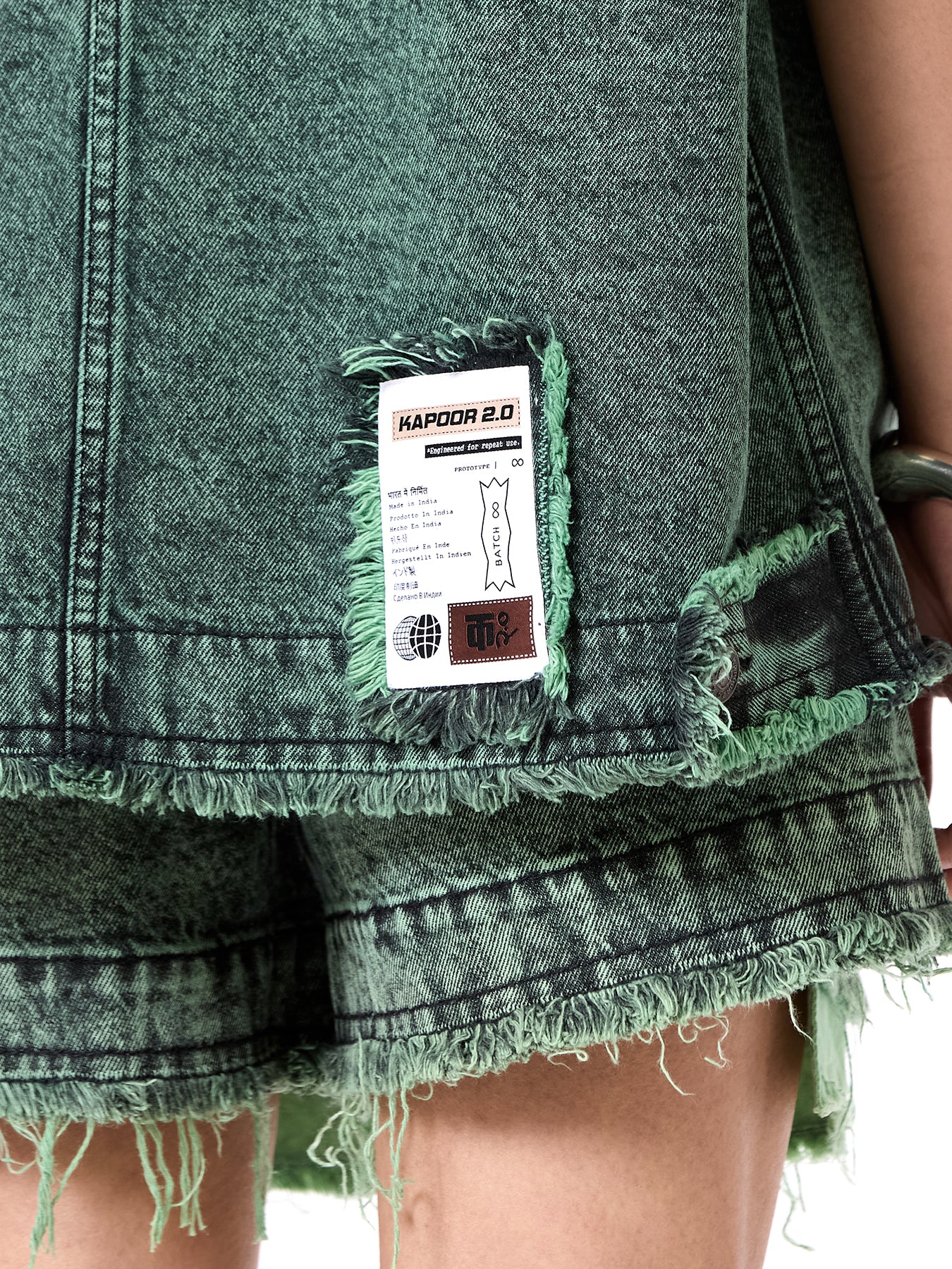 Raw Edge Oversize Jacket