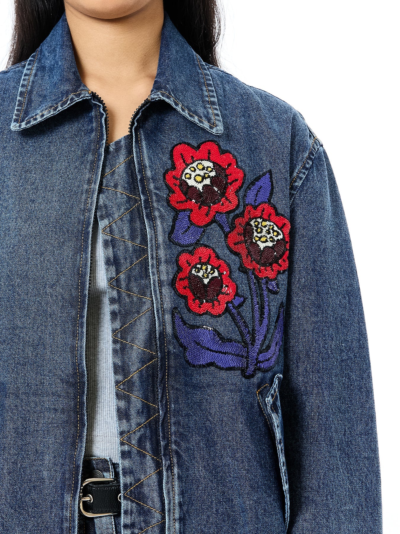 Embroidered Bomber Jacket