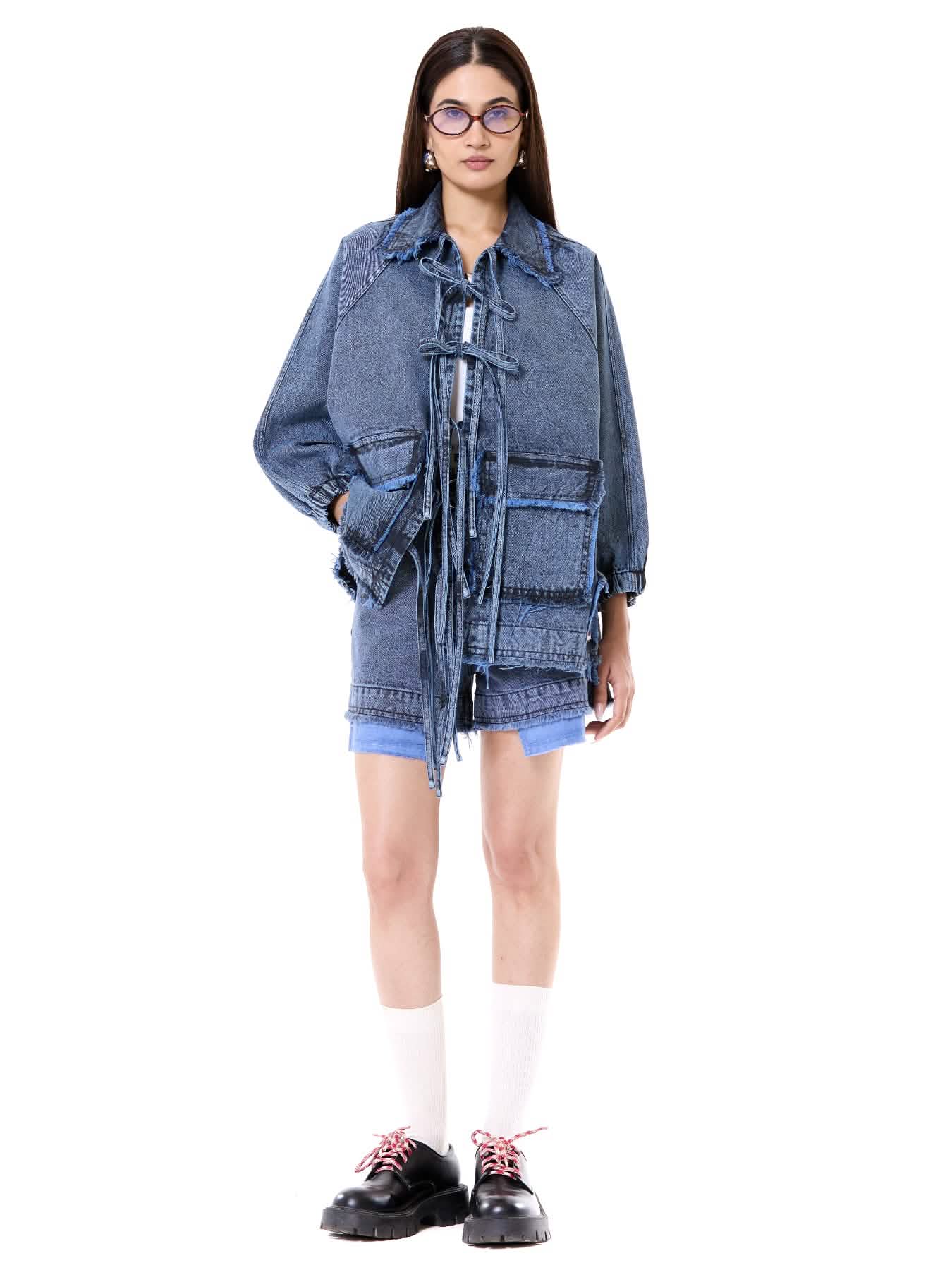 Raw Edge Denim Co-ord Set