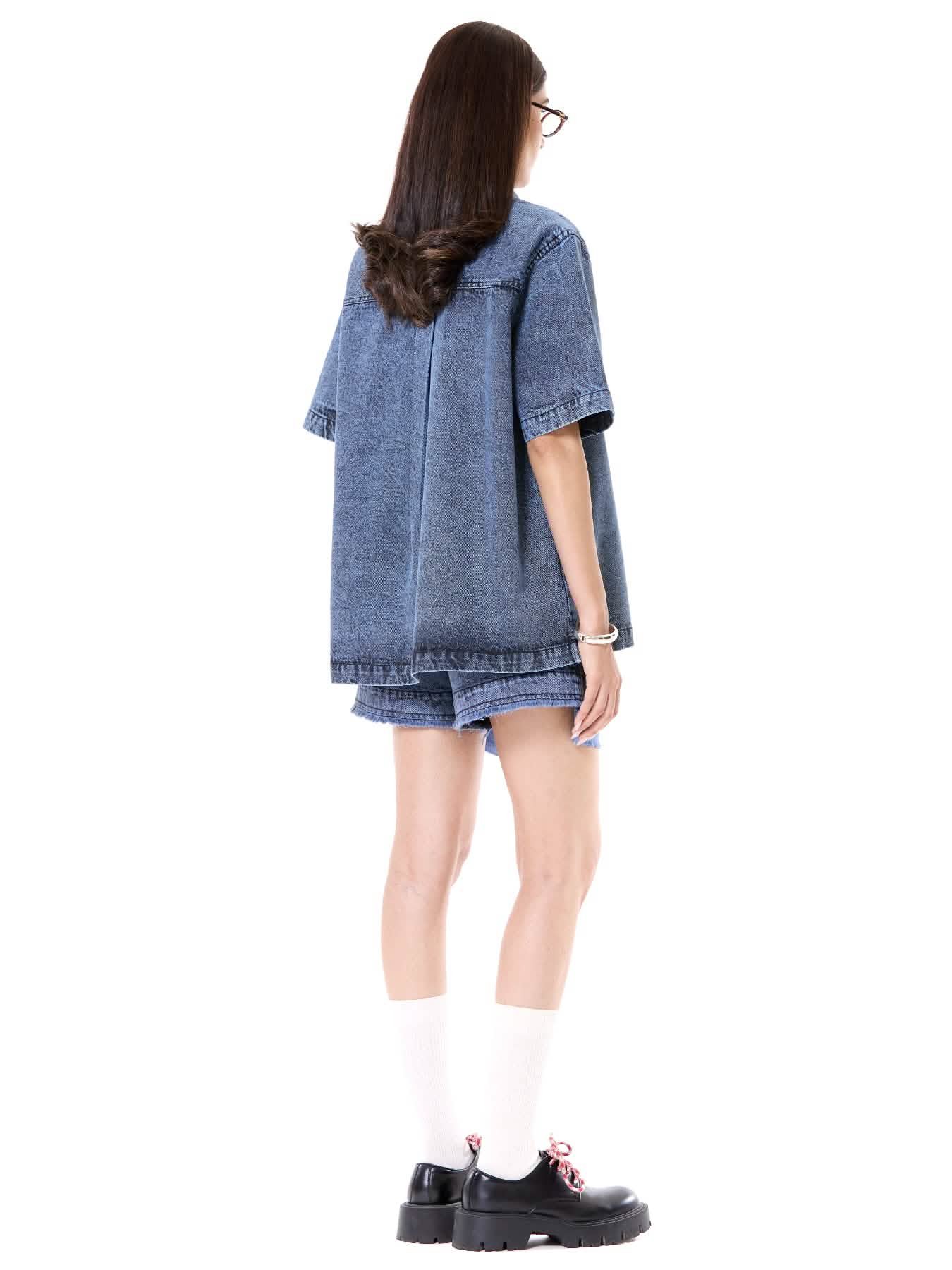 Overszied Denim Shacket